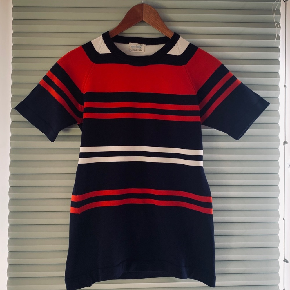 60s/70s Miss Holly Striped Top